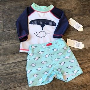 6-9 Month Whale Swim Outift